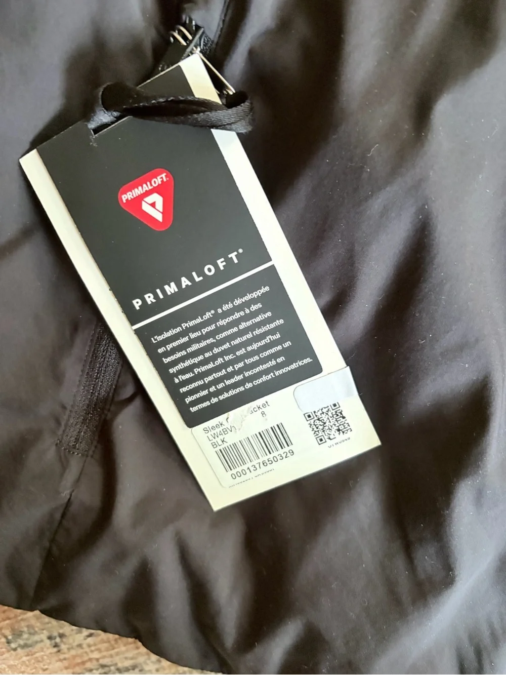 Lululemon Women's Black Insulated Sleek City Jacket